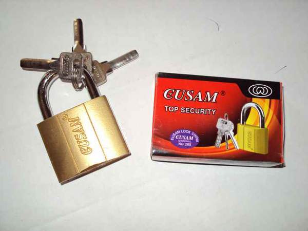 Замок №MG-63 (№А1178) навісний зол з 3кл. GUSAMI у кор. 63мм. 6шт в упак (60) (шт.)