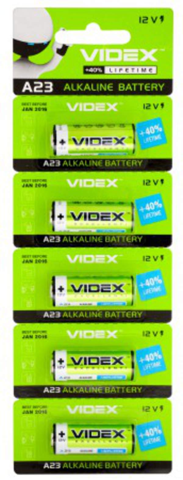 Батарейки Videx A23 Alkaline 5 шт. (шт.)