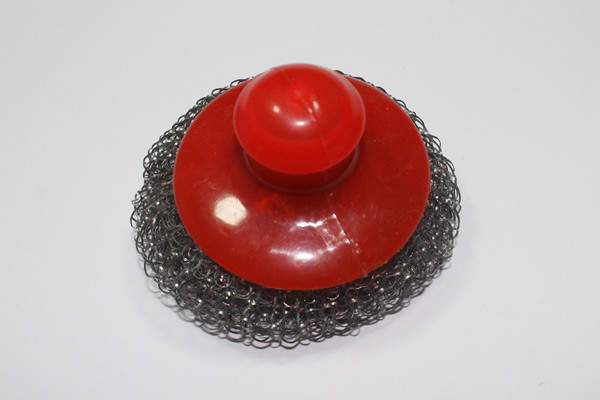 Мийка-драпачка металева з пластиковою ручкою (600шт) (12шт/уп.) (шт.)