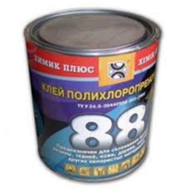 Клей 88 банка 0.8 л 620 гр  (Хімик-плюс) арт.217 (шт.)