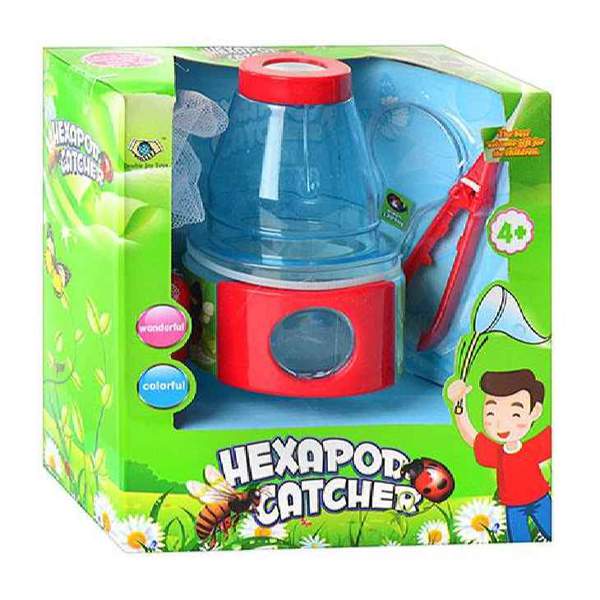 Сачок для метеликів M 1729 (96шт) пляшечка, пінцет, лупа, в коробці, 18-16,5-8см (шт.)