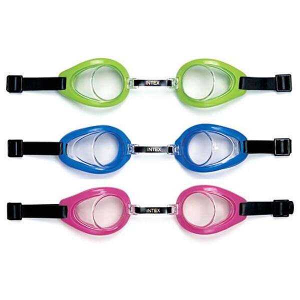 Окуляри для плавання 55602, 3-8 років 3кол. /12/ (шт.)