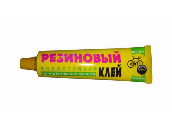 Клей Гумовий туба 40мл (Хімік-плюс) (100шт) арт.199 (шт.)