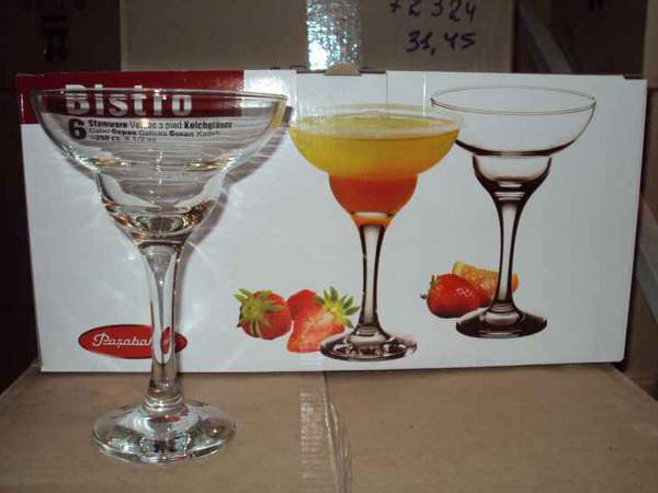 Бiстро фужер/маргарита v-280мл (под.упак.) н-р6шт 44787 (шт.)