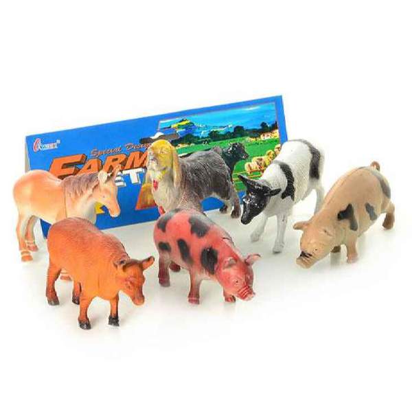 Тварини H 636 (72шт) домашні, у кульку, 23-34см (шт.)