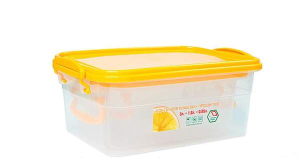 59 Набір боксів 0,85 +1,6 +3,0 л. (жовтий)(18шт) (шт.)