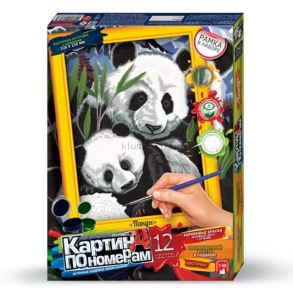 Набір для творчості "Картина по номерам" (10) KN-01-01,02,03,...10 (шт.)