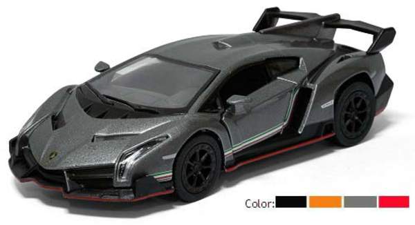 Модель легкова 5' KT5367W LAMBORGHINI VENENO метал.інерційний, відкр.дв.1:36.4кол..кор./96/ (шт.)