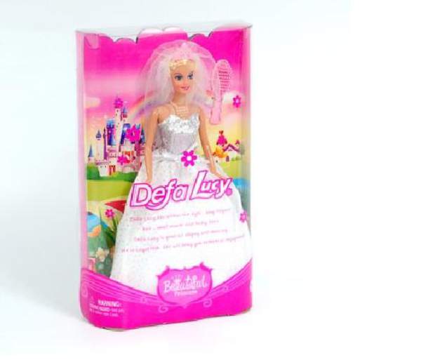 Лялька DEFA 6091 (36шт) наречена, 28см, гребінець, в кор-ці, 20-32,5-6,5см (шт.)