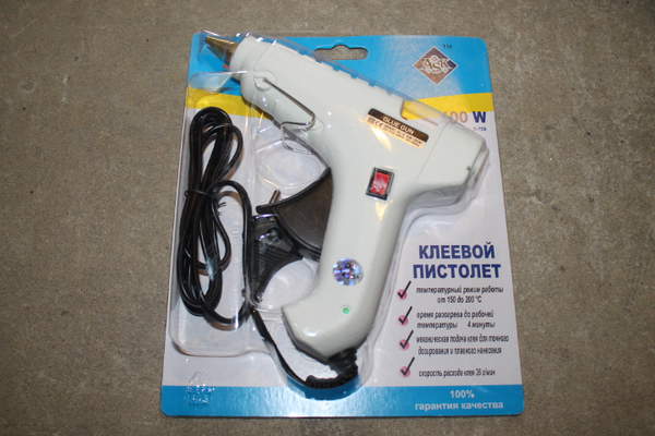 Клейовий пістолет ТМ "АСК" ASK Ф-11.5 100w артикул S-708 (шт.)