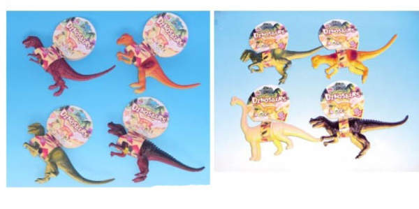 Динозавр Гонконг H386W гум. 10-13'' 6в.12шт.в кор.30*10*26 /10/120/ (шт.)