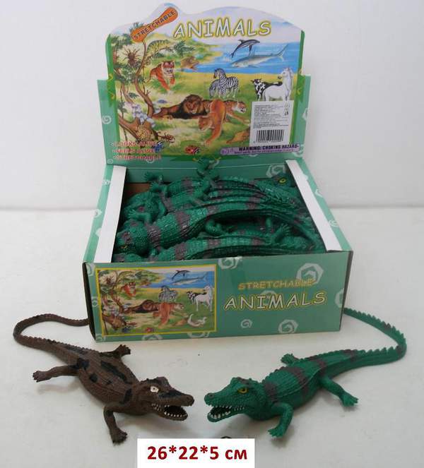 Крокодил Гонконг A004P тягнучка 13'' 2в.24шт.в кор.24,7*23,5*9,5 /8/192/ (шт.)