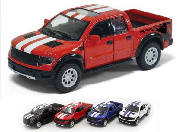 Модель джип 5" KT5365FW FORD F-150 SVT RAPTOR SUPERCREW (2013) метал.інерц.відкр.дв.1:4 кор.ш.к./96/ (шт.)