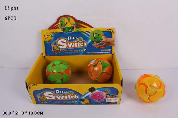 Логіка фокус м'яч JH1002E світло.3кол.6шт.в кор.30*21*10 /24/144/ (шт.)