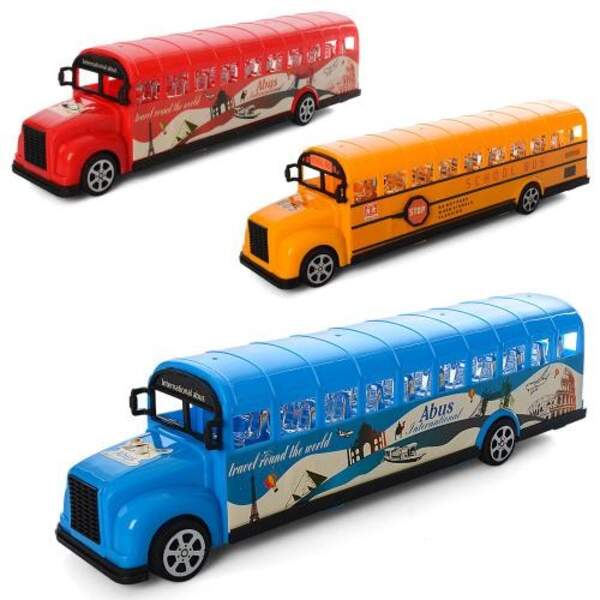 Автобус TQ123-41А-43A (108шт) інер-й, 21см, мікс видів, у слюді, 22-6-4,5см (шт.)