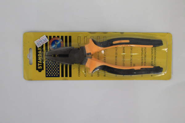 Плоскогубці №6-2-1 мет. плоск. 6д масаж. пл. руч. на листі 2кол в кор. 12шт (120) 6068 (шт.)