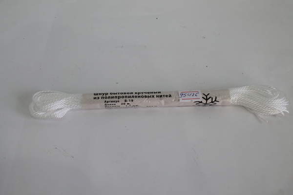 Шнур кручений В-19 20м 1,5мм (50шт/уп.) (шт.)